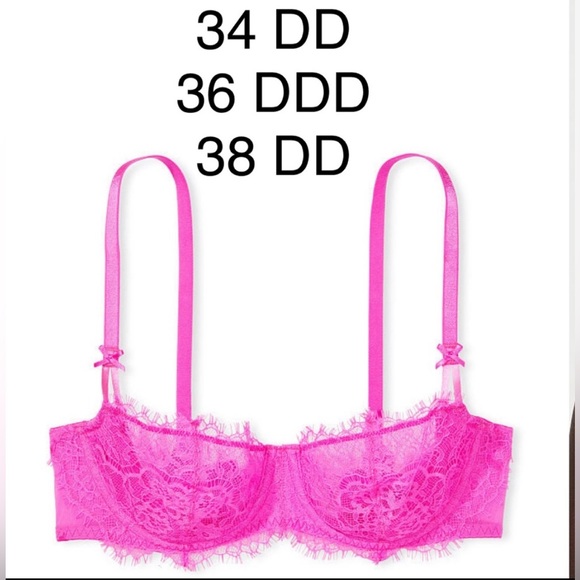 Victoria Secret - DREAM ANGELS
Wicked Unlined Lace Balconette Bra NEW ST11199371 - Picture 1 of 3